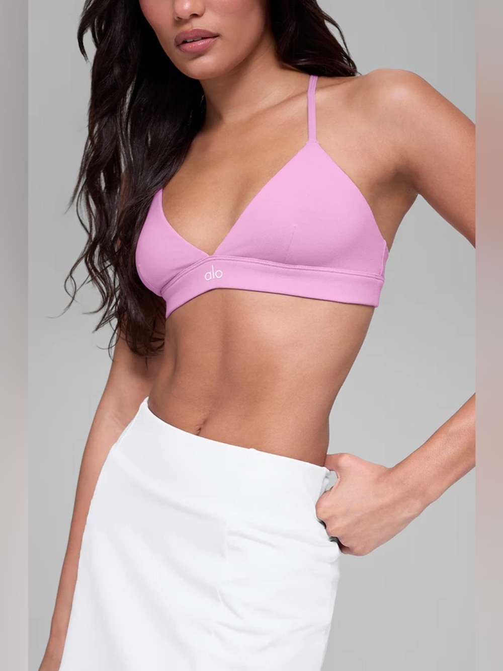 ALO Yoga splendor bra - candy heart pink (limited edition- sold out color)